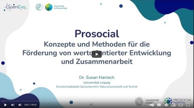 Prosocial Webinar auf Youtube.com